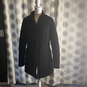 Laundry By Shelli Segal Black Quilted Puffer Jacket